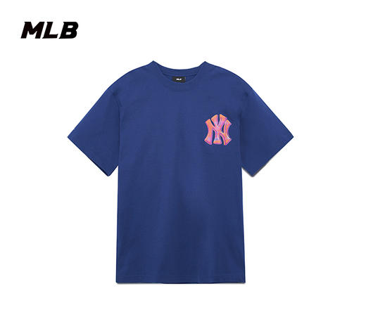 MLB男女情侣艺术印花logo运动撞色T恤百搭23春夏新款3ATSL0233 商品图7