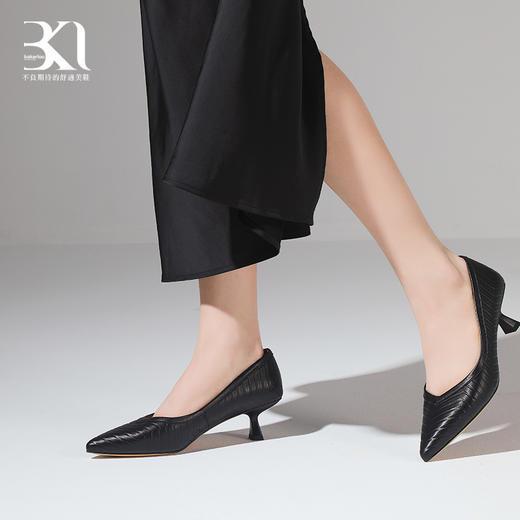 BAKERLOO女鞋舒适羊皮小高跟鞋AD42 商品图2