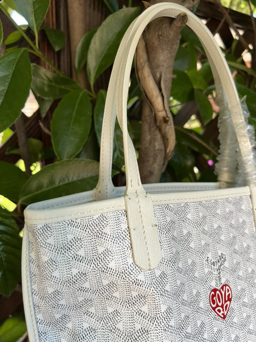 528-5 狗牙红心♥️双面mini购物袋 商品图9