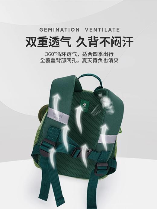 zoyzoi 儿童🎒书包 幼儿园👶🏻宝宝、小学生男童、女童适用！出游书包背包双肩包，透气轻盈萌趣可爱、宝贝久背不闷汗~倍感舒适、符合人体自然工学 商品图4