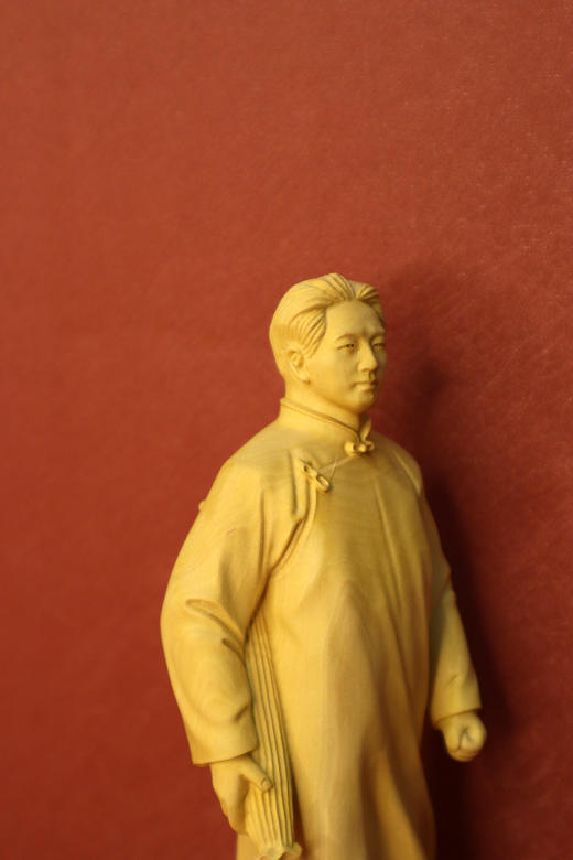 毛主席°黄杨木摆件 商品图6