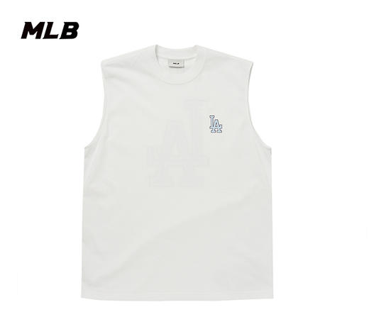 MLB男女短袖情侣款背后大LOGO运动休闲无袖背心23年夏款3ATKB0233 商品图0