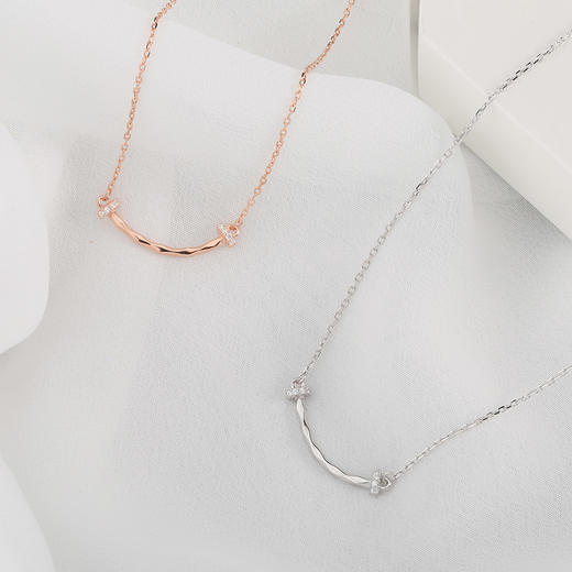 【宏艺珠宝】笑脸·银s925项链 商品图0