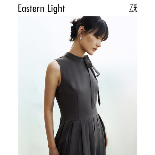 Eastern Light/乙来【华尔兹纱线】连衣裙夏季收腰裙子透气百褶裙 商品图5