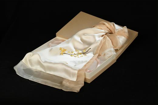 真丝长巾—古银杏 商品图1