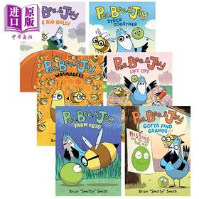 【中商原版】桥梁漫画 豌豆蜂后和杰伊6册 Pea Bee & Jay 1-6 Stuck Together 英文原版进口图书故事图画书图像小说