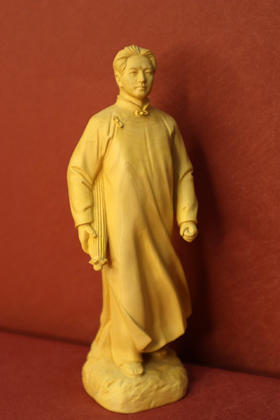 毛主席°黄杨木摆件