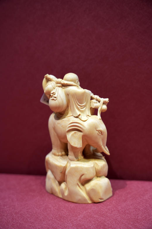 吉祥弥勒°黄杨木雕摆件 商品图7