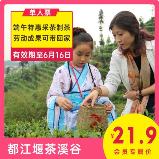 【都江堰·茶溪谷|VIP最高减8元】单人采茶制茶体验票24.9元享！学习制茶的过程和工序，体验茶文化，劳动成果可带回家哦！ 商品图0