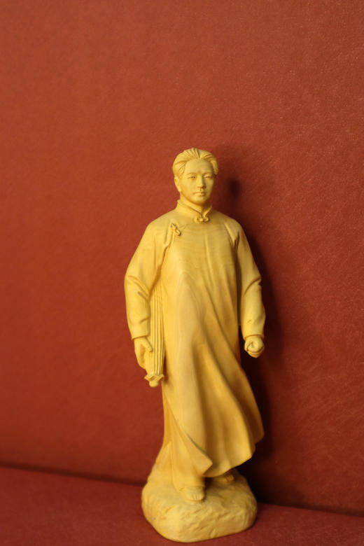 毛主席°黄杨木摆件 商品图2