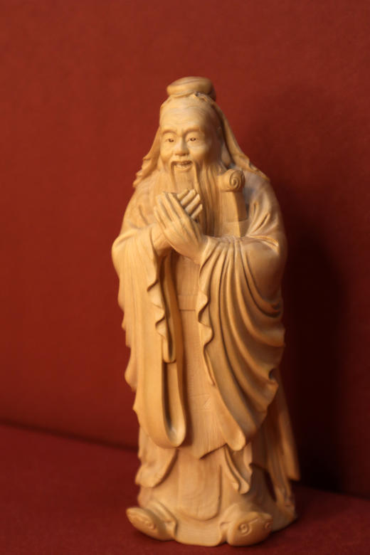 孔子°黄杨木摆件 商品图1