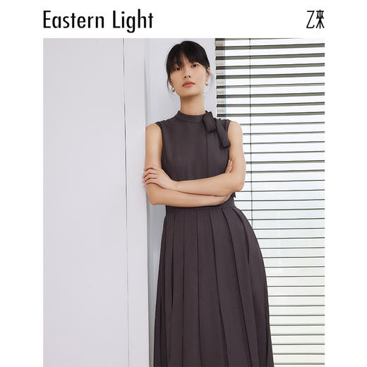 Eastern Light/乙来【华尔兹纱线】连衣裙夏季收腰裙子透气百褶裙 商品图2