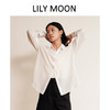 LILY MOON简约廓形醋酸长袖衬衫 商品缩略图0