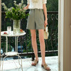 OLrain欧芮儿直筒休闲裤女夏季2024年新款通勤宽松设计感西装短裤 商品缩略图1