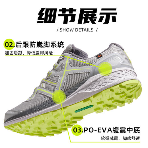 户外特工 爬山虎徒步登山鞋夏季透气防滑男女轻便户外徒步鞋 T3PRO（尺码拍大一码！！！） 商品图4