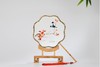 蜀绣双面宫扇-红叶双雀 商品缩略图1
