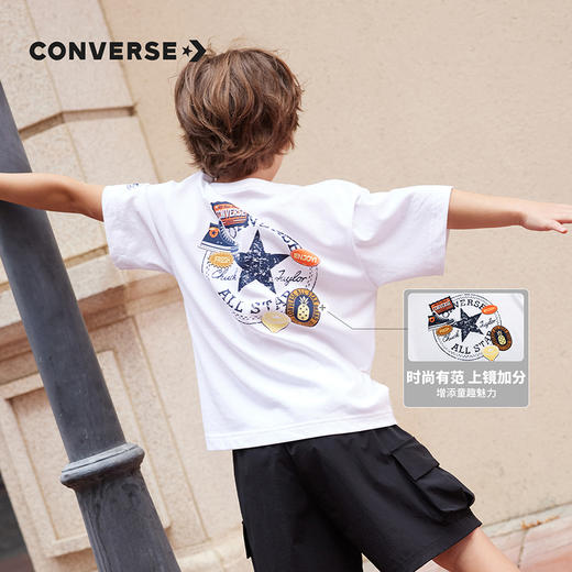 CONVERSE 夏 大童小童 儿童童装T恤 CNVN-TE-G053 商品图10
