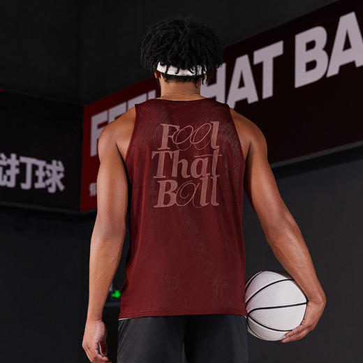 有志者UZIS双面篮球背心男夏季网眼透气速干运动训练美式球衣反差 商品图1