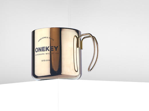 OneKey 品牌经典金色不锈钢露营杯 商品图1