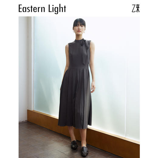 Eastern Light/乙来【华尔兹纱线】连衣裙夏季收腰裙子透气百褶裙 商品图1