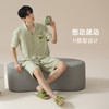 【轩尼小熊联名】自然醒贴贴熊睡衣女夏季纯棉可爱短袖短裤男士套装情侣家居服外穿卡通JLM 商品缩略图8