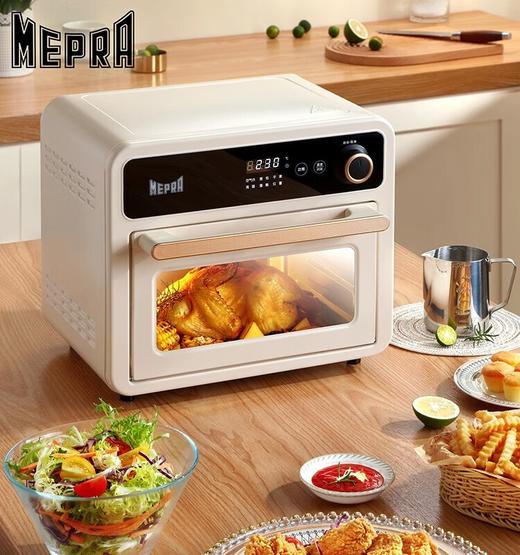 MEPRA空气炸电烤箱M-KZK12烘烤空气炸干果机12L容量304不锈钢管 商品图4