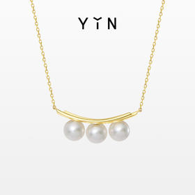 「荫」系列 守护珍珠项链 Akoya三珠