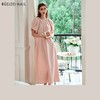 OLrain欧芮儿法式粉色连衣裙女夏季2024年新款慵懒宽松度假风长裙 商品缩略图0