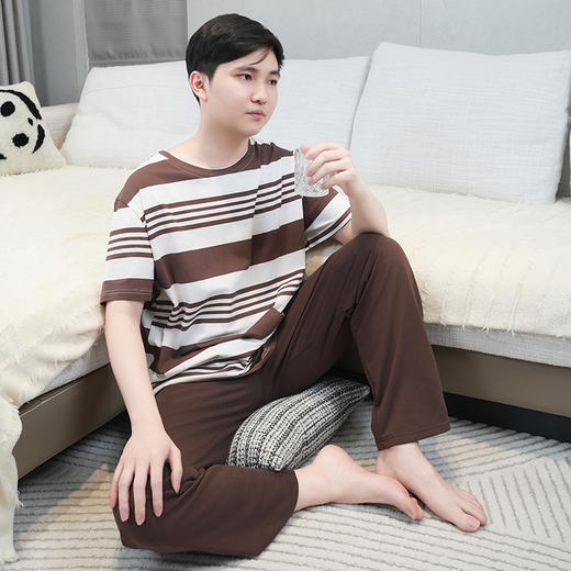【69元1套】春夏纯棉男士长裤套头家居服睡衣套装-2242282 商品图0