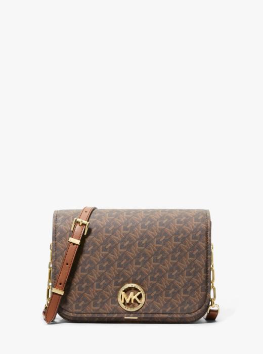 【MK】MICHAEL KORS Delancey 中号老花邮差包 商品图0