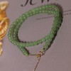 甄珠贝 老料冰底碧玉项链 约 5mm 清新苹果绿色，冰底玉质莹润细腻 商品缩略图1