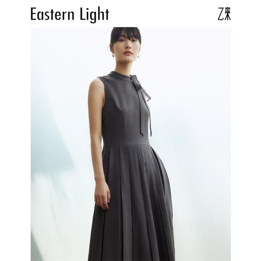 Eastern Light/乙来【华尔兹纱线】连衣裙夏季收腰裙子透气百褶裙 商品图4