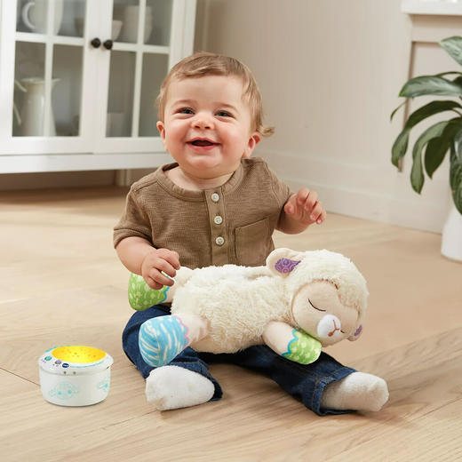 【快递发货】伟易达（Vtech）婴儿玩具0-1岁 声光安抚小绵羊 毛绒玩偶哄睡神器宝宝新生儿礼物 商品图6