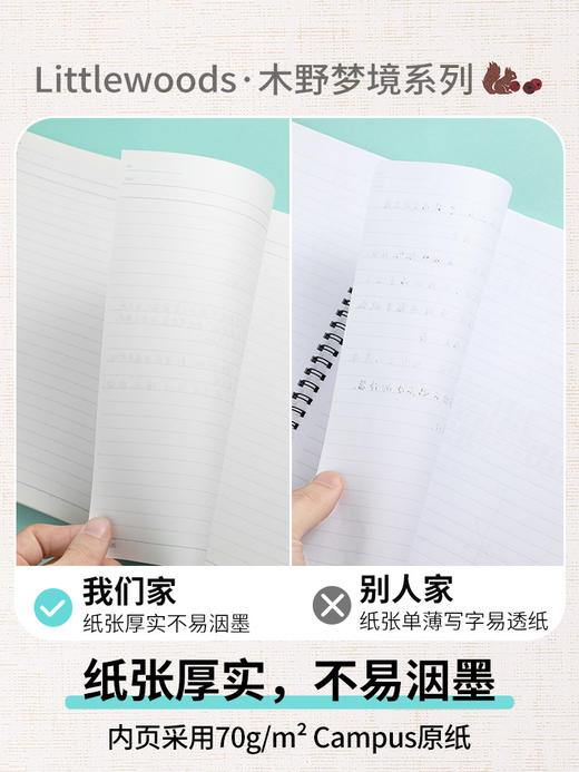 【木野梦境】国誉kokuyo无线胶装本B5不易硌手笔记本A5加厚学生 商品图1
