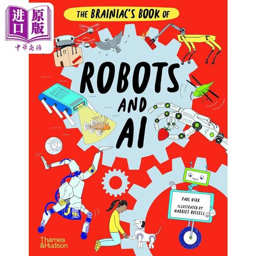 【中商原版】天才之书2册 英文原版儿童科普绘本 The Brainiacs Book of  the Climate and Weather  Robots and AI 商品图2