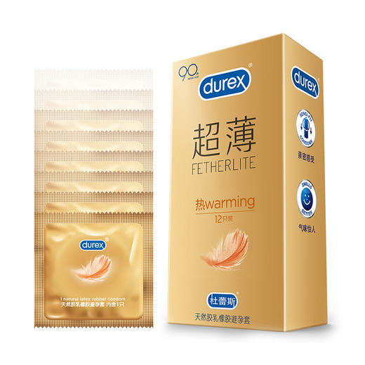 杜蕾斯 热感超薄装12只/盒 商品图1