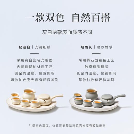 哲品 拾光茶具套装办公室家用茶具一壶四杯一公道杯含茶盘 商品图2