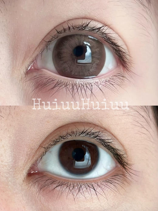 【本店实拍】偏大直径-自然日常黑巧色-甜茶麻薯系列-水晶麻薯/甜茶星球-14.5mm 【年抛 度数0-1000度 无525/575 】 商品图8