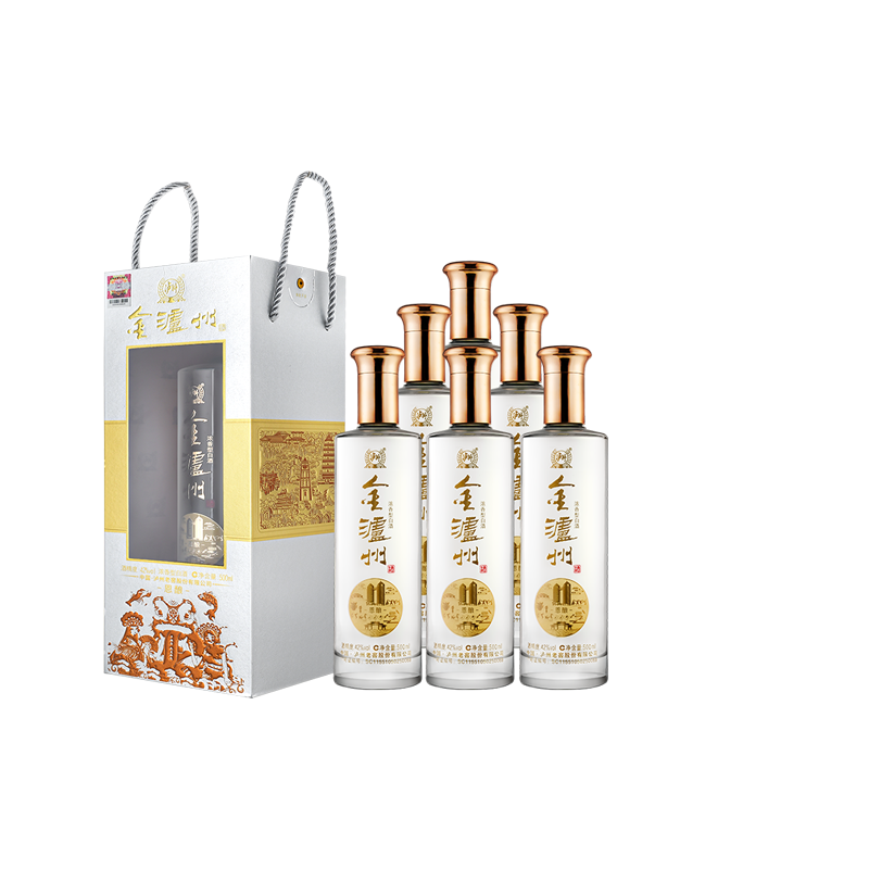 【特邀专属福利】42度 金泸州酒恩酿 500ml*6瓶（非原箱发货）  泸州老窖官方旗舰店