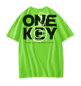 OneKey 品牌经典绿色T恤