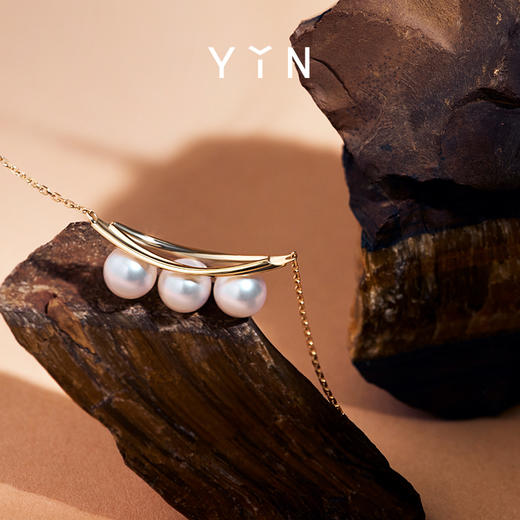 「荫」系列 守护珍珠项链 Akoya三珠 商品图3