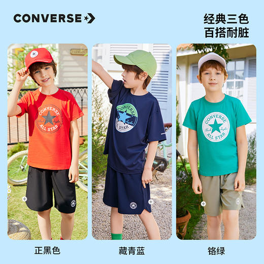 CONVERSE 夏 大童小童 短裤 CNVB-FS-D746 商品图12