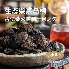 生态柴熏乌梅 200g/袋 | 合作农友生产，来自从化仙娘溪，生产者：阿文、南哥 &【公平贸易农人定价】