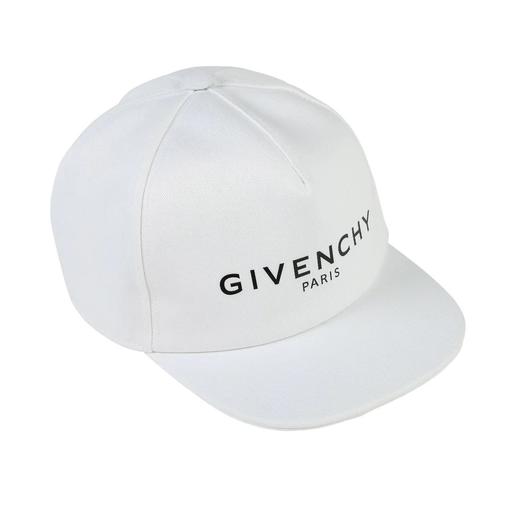 纪梵希 GIVENCHY 男女童白色棉质鸭舌帽 H21031/10B BIANCO 56 商品图0