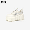 MIO米奥秋季圆头超高跟休闲鞋城市运动风琴鞋舒适厚底女鞋M244563205 商品缩略图0