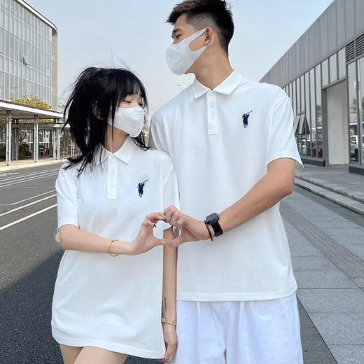 【专属】2024年款WHPOLOSPORTS 大马标新品  冰感运动情侣款  商务休闲POLO衫 舒适有型 商品图2