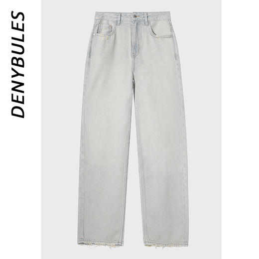 DENYBULES极简复古时尚阔腿裤 商品图4