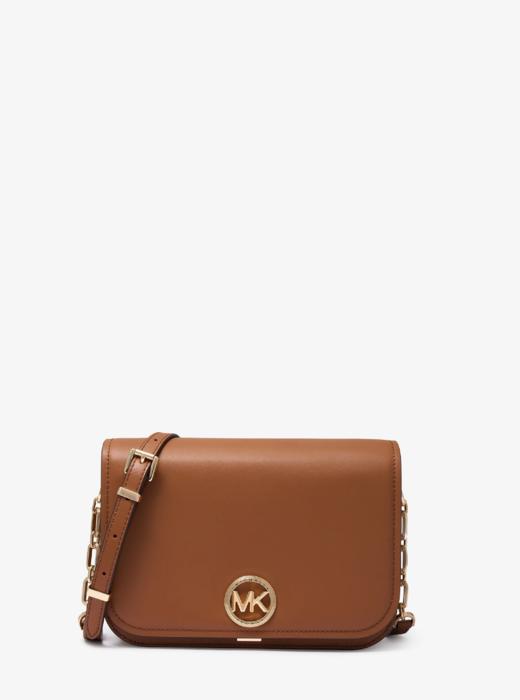 【MK】MICHAEL KORS Delancey 中号皮质邮差包 商品图0