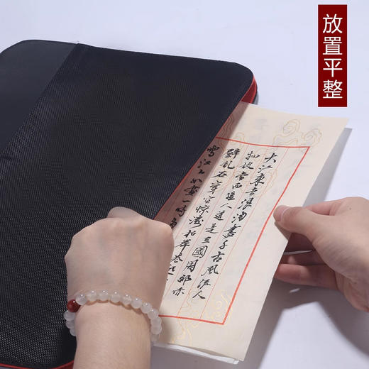 书法作品袋，专门储存贵重字画、文件，牛筋皮和天鹅绒打造！ 商品图2
