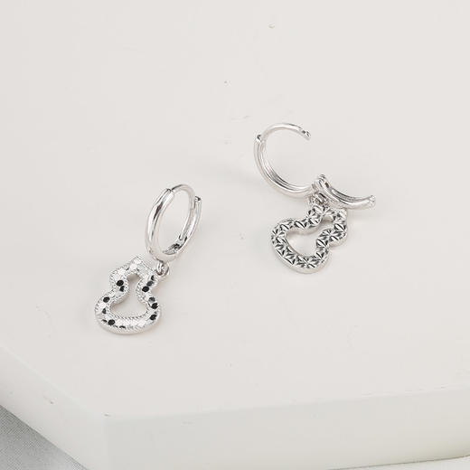 【宏艺珠宝】福禄迎祥·银s925耳饰 商品图1